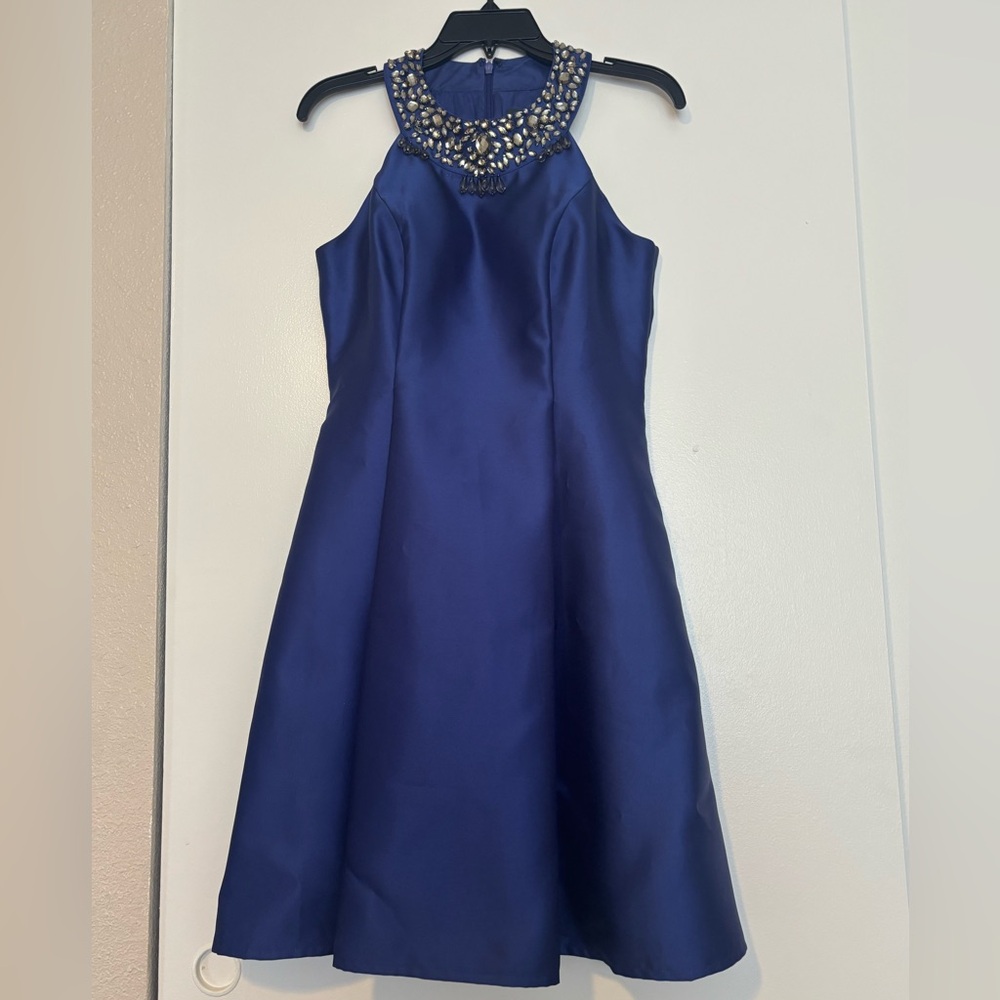 Adrianna Papell Royal Blue Dress Sz 4